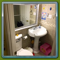 Washroom & potty training area