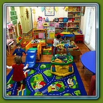 Main activity area at Tiny Angels Daycare